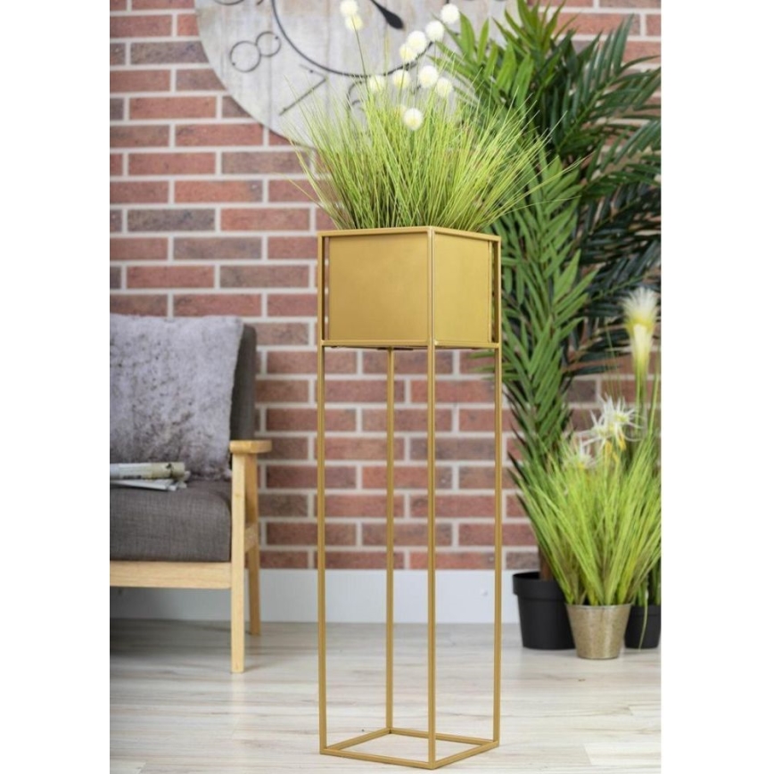 Blumenständer 90x24 cm in Gold