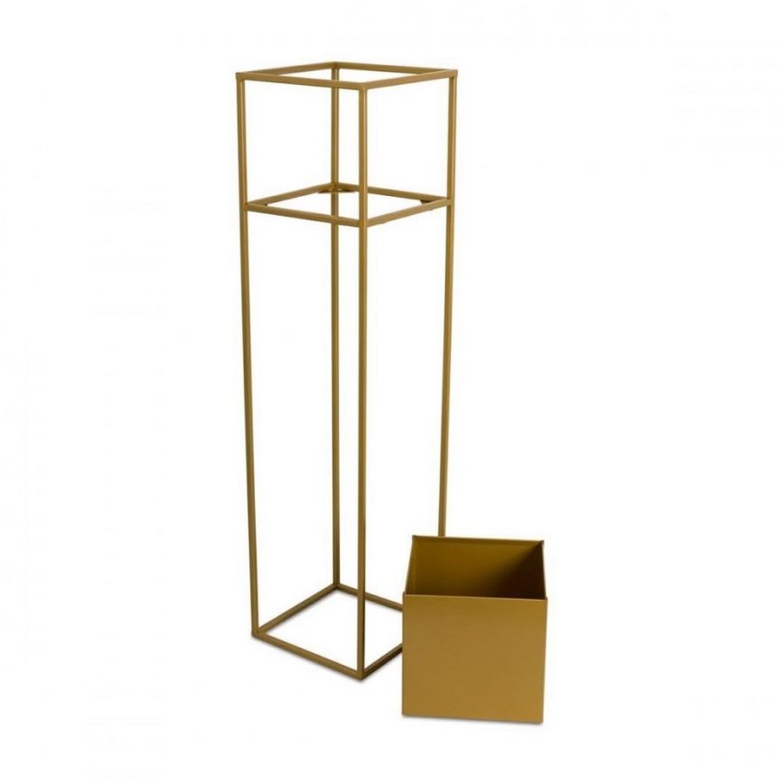 Blumenständer 90x24 cm in Gold