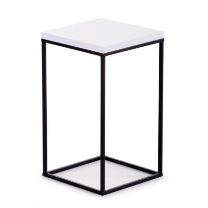 Blumenständer BASICLOFT 40x24 Weiß/Schwarz