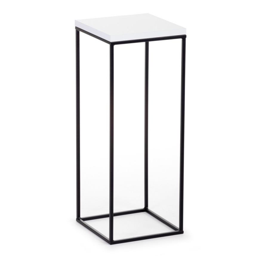 Blumenständer BASICLOFT 60x24 Schwarz/Weiß