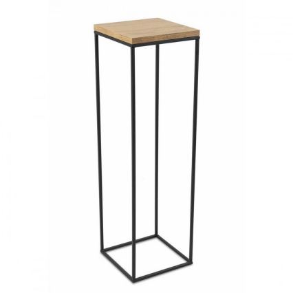 Blumenständer BASICLOFT 80x24 Schwarz/Braun