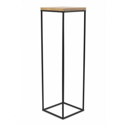 Blumenständer BASICLOFT 80x24 Schwarz/Braun