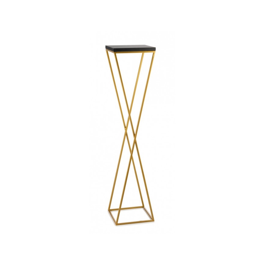 Blumenständer LOFT 100x24 cm gold/schwarz