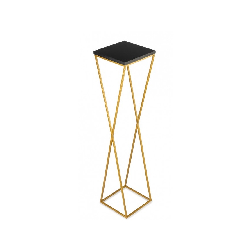 Blumenständer LOFT 100x24 cm gold/schwarz