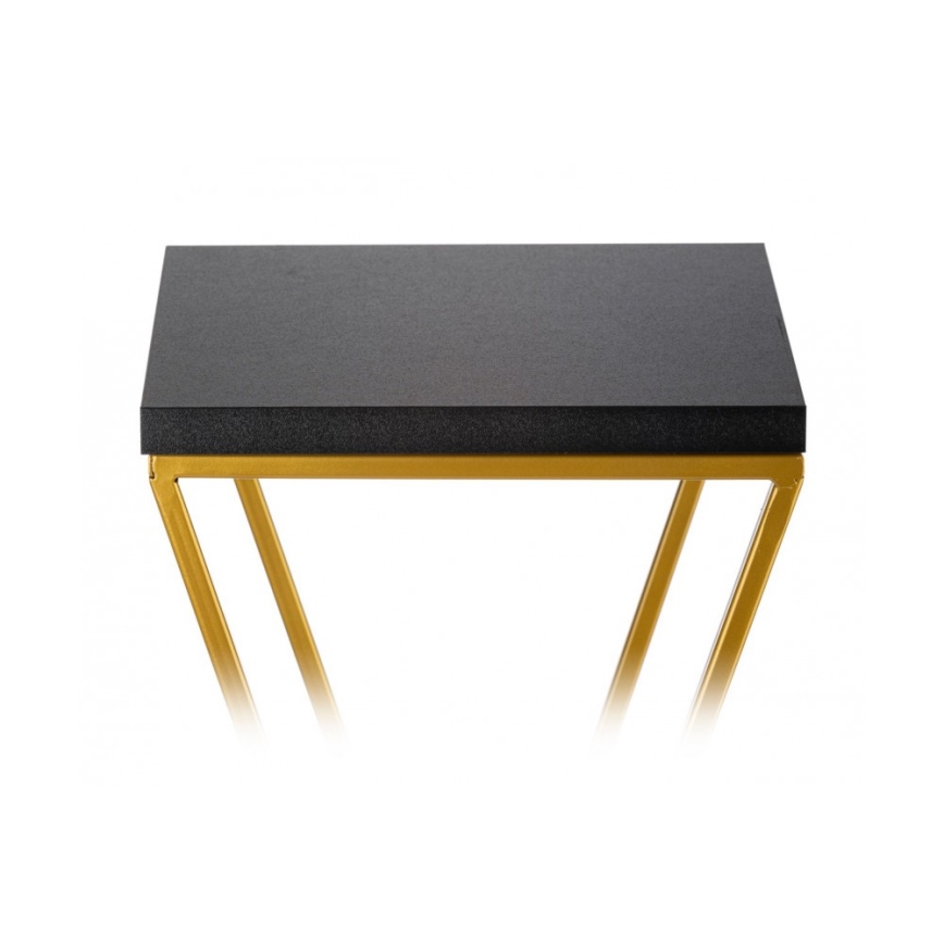 Blumenständer LOFT 100x24 cm gold/schwarz