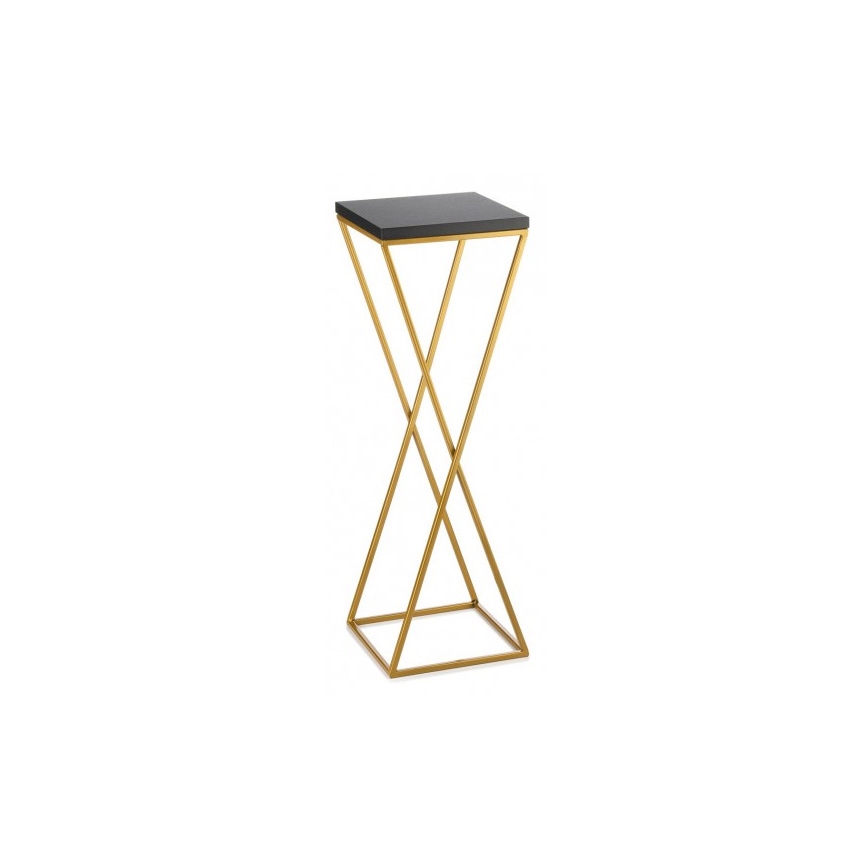 Blumenständer LOFT 70x24 cm gold/schwarz
