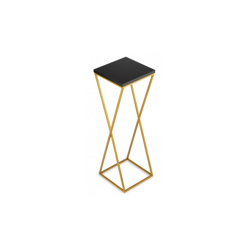 Blumenständer LOFT 70x24 cm gold/schwarz