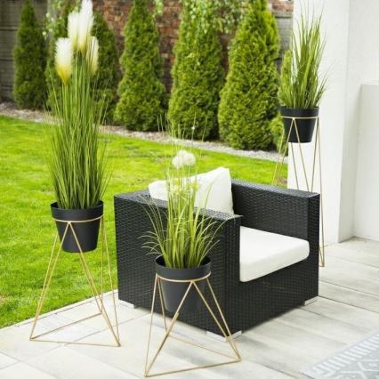 Blumenständer TRIANGL 40x45 cm in Gold