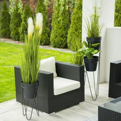 Blumentopfständer LOFT 50x30 cm Schwarz