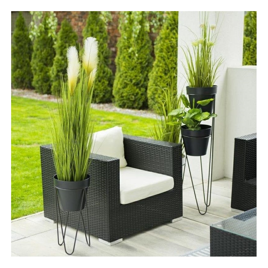Blumentopfständer LOFT 50x30 cm Schwarz