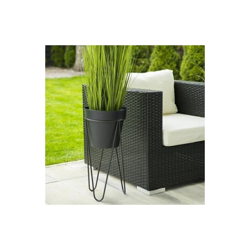 Blumentopfständer LOFT 50x30 cm Schwarz