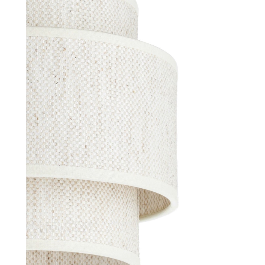 BOHO Pendelleuchte an Kabel 1x E27/60W/230V Ø 20 cm weiß