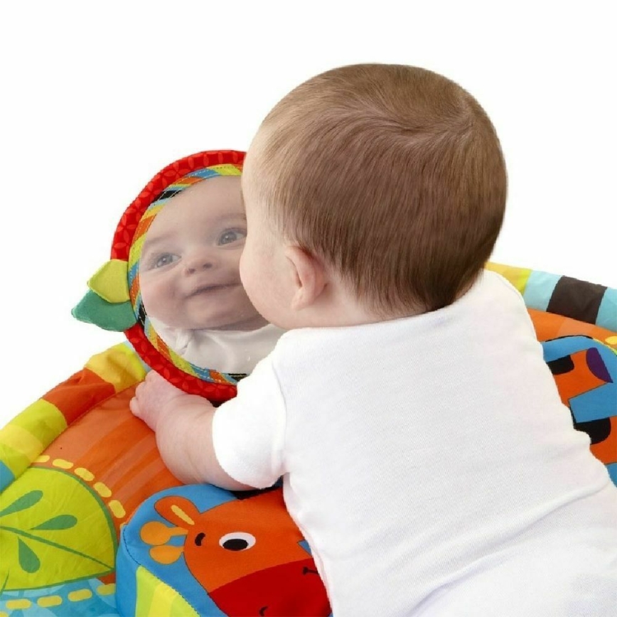 Bright Starts - Babydecke zum Spielen SAFARI bunt