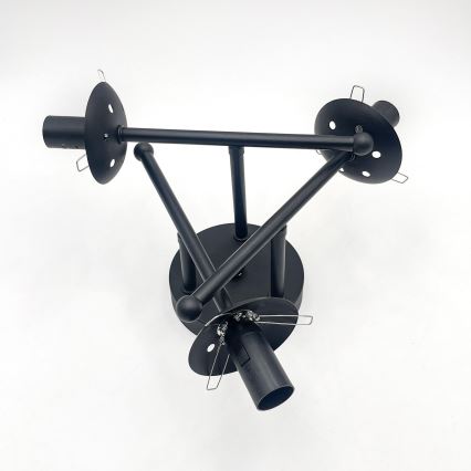 Brilagi - Aufbauleuchte MALIVA 3xE14/15W/230V schwarz/klar