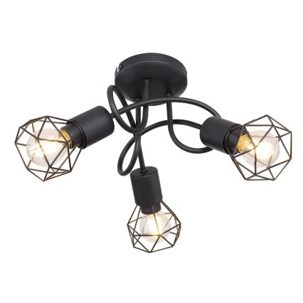 Brilagi - Aufgesetzte Deckenleuchte CAGE 3xE14/40W/230V