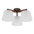 Brilagi - Aufgesetzte Deckenleuchte LATTE 3xE27/15W/230V Kiefer/Weiß