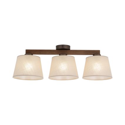 Brilagi - Aufgesetzte Deckenleuchte LATTE 3xE27/60W/230V Kiefer/Beige