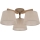 Brilagi - Aufputz-Deckenleuchte LATTE SABIA 3xE27/60W/230V Kiefer/Beige