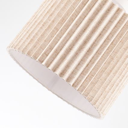 Brilagi - Aufputz-Deckenleuchte NORDIC WAVE 1xE27/15W/230V Ø 32 cm Leinen/Weiß