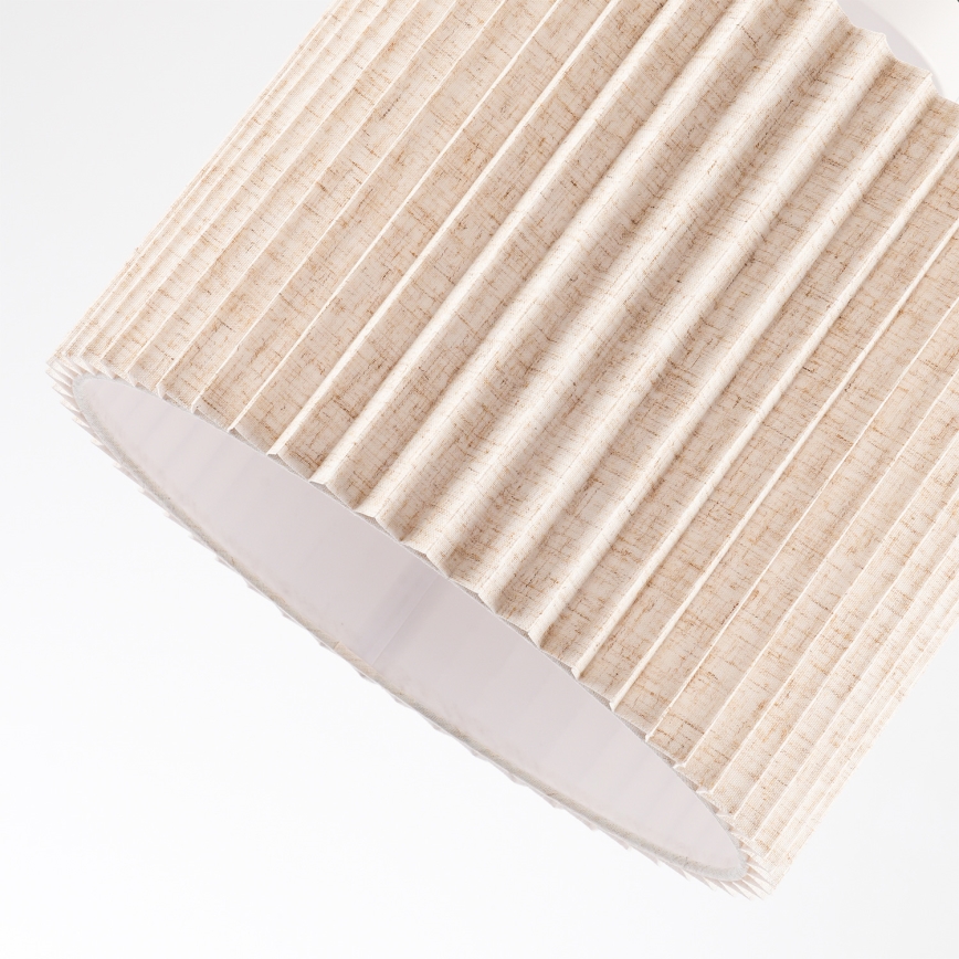 Brilagi - Aufputz-Deckenleuchte NORDIC WAVE 1xE27/15W/230V Ø 32 cm Leinen/Weiß