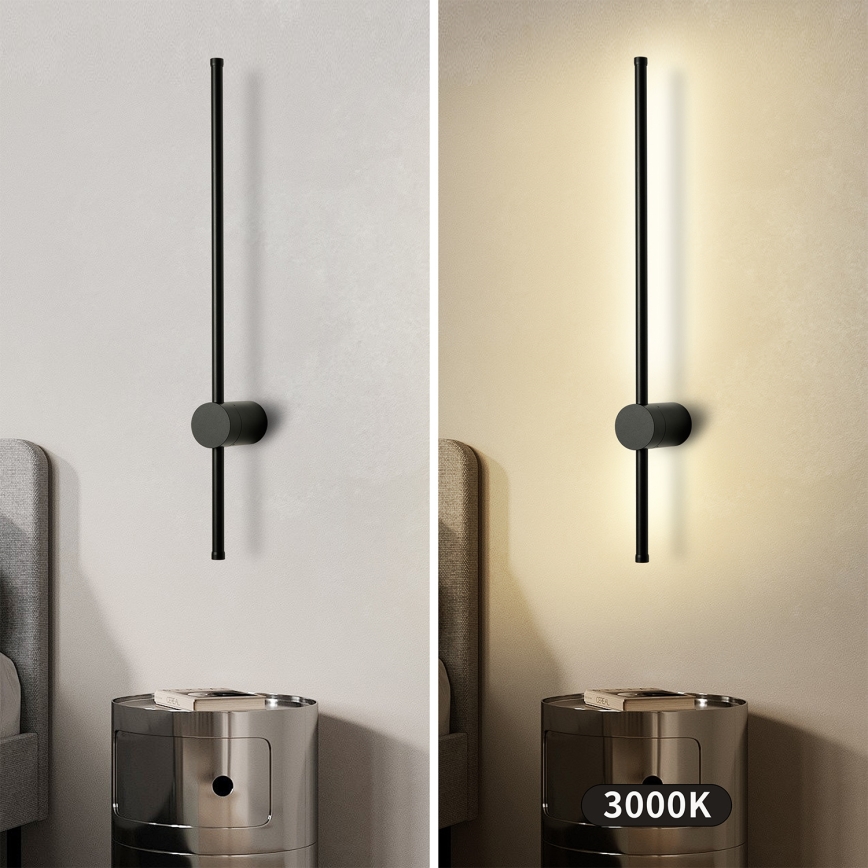 Brilagi - LED-Außenwandleuchte AURA LED/12W/230V 3000K IP54 65 cm schwarz
