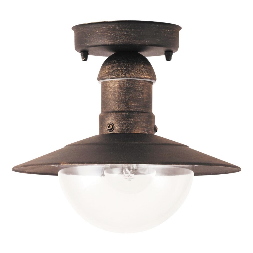Brilagi - Außen-Deckenleuchte MOLDE 1xE27/60W IP44 Bronze/Patina