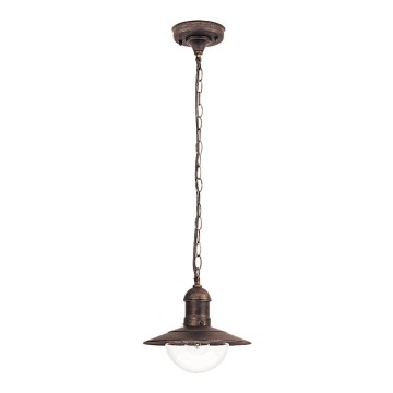 Brilagi - Außen-Hängeleuchte MOLDE 1xE27/60W IP44 Bronze/Patina