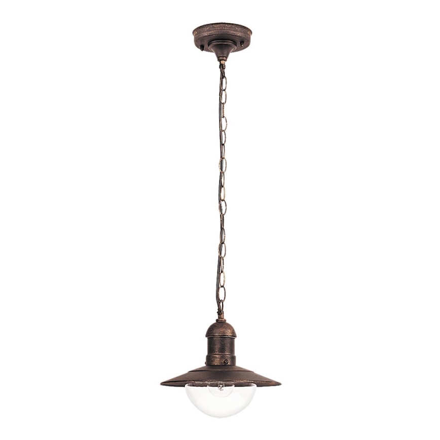 Brilagi - Außen-Hängeleuchte MOLDE 1xE27/60W IP44 Bronze/Patina