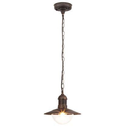 Brilagi - Außen-Hängeleuchte MOLDE 1xE27/60W IP44 Bronze/Patina