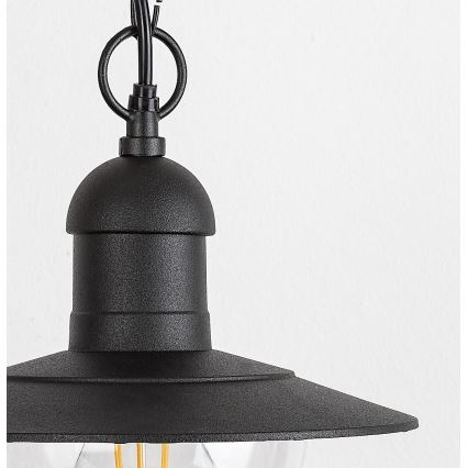 Brilagi - Außen-Hängeleuchte MOLDE 1xE27/60W IP44 schwarz