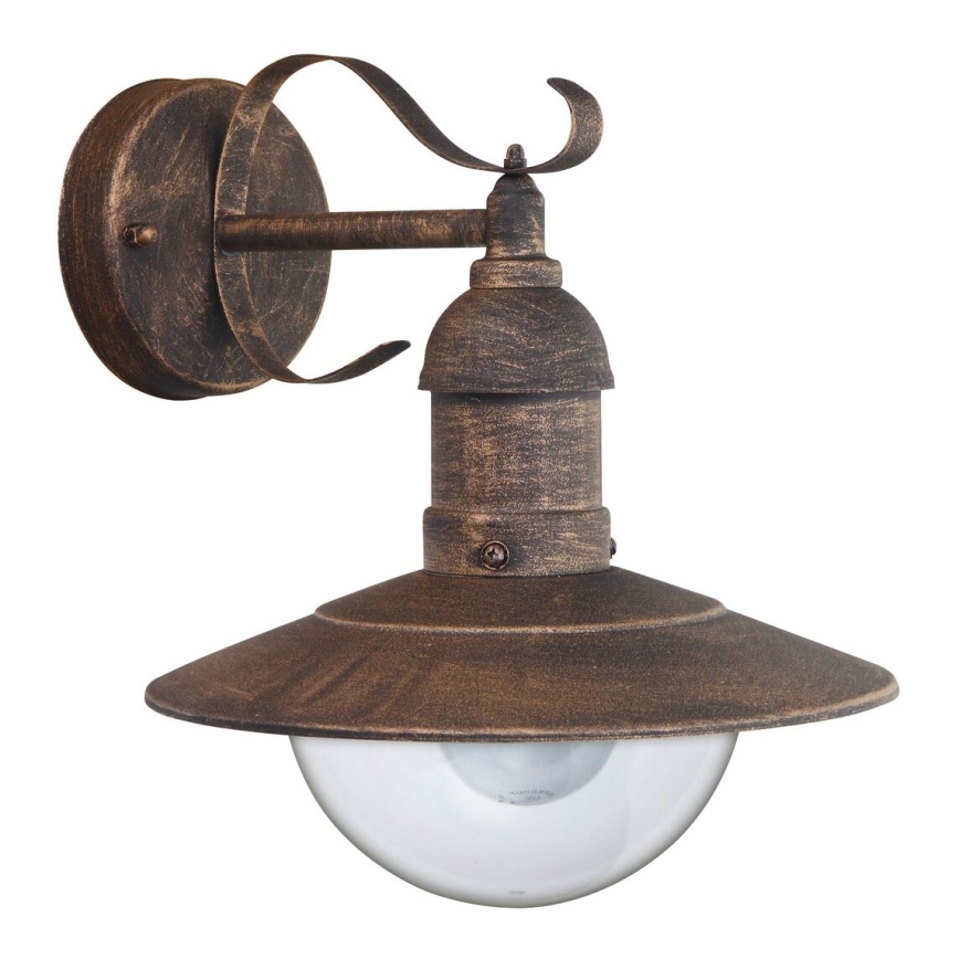 Brilagi - Außenwandleuchte MOLDE 1xE27/60W/230V IP44 Bronze/Patina