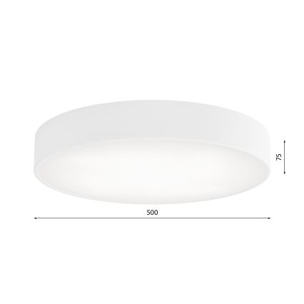 Brilagi - Badezimmer-Deckenleuchte CLARE 4xE27/24W/230V Ø 50 cm IP54 weiß