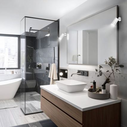 Brilagi - Badezimmerstrahler SELE 1xGU10/30W/230V IP44 glänzendes Chrom