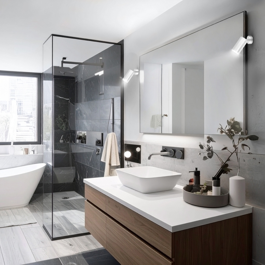 Brilagi - Badezimmerstrahler SELE 1xGU10/30W/230V IP44 glänzendes Chrom