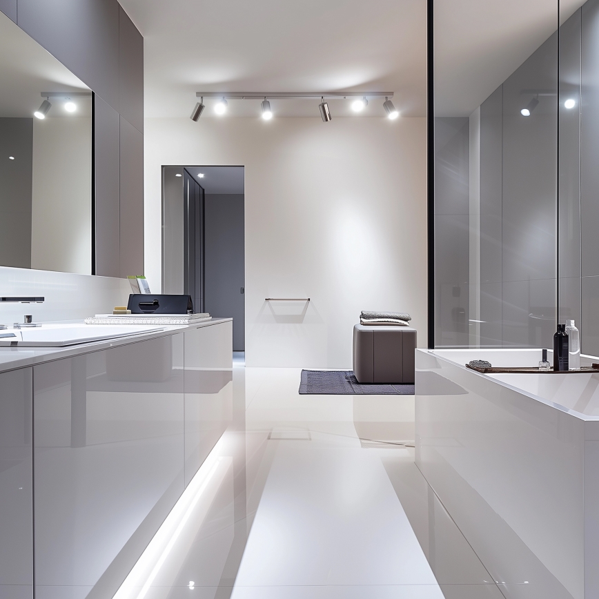 Brilagi - Badezimmerstrahler SELE 6xGU10/30W/230V IP44 glänzendes Chrom