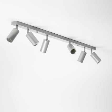 Brilagi - Badezimmerstrahler SELE 6xGU10/30W/230V IP44 silbern