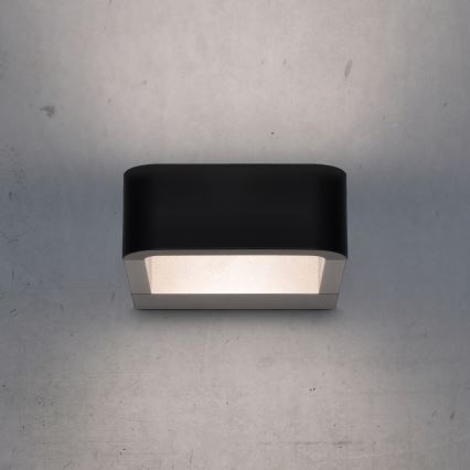 Brilagi - LED Außenwandleuchte BARI LED/7W/230V 3000/4000/6000K Schwarz IP54