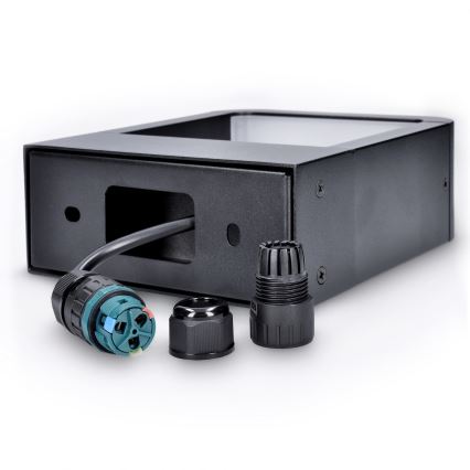 Brilagi - LED Außenwandleuchte BARI LED/7W/230V 3000/4000/6000K Schwarz IP54
