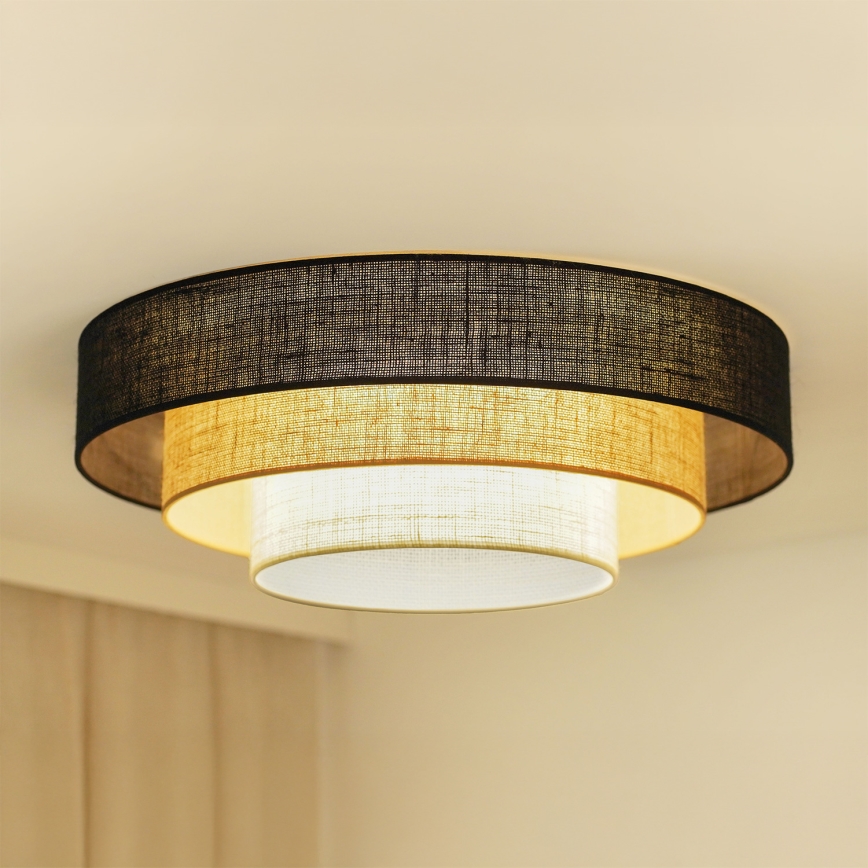 Brilagi - Deckenleuchte ASPEN LUNETA LED/12W/230V Ø 60 cm 3000K/4000K/6400K schwarz/beige/creme