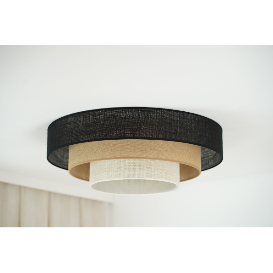 Brilagi - Deckenleuchte ASPEN LUNETA LED/12W/230V Ø 60 cm 3000K/4000K/6400K schwarz/beige/creme
