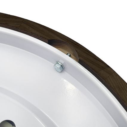 Brilagi - Deckenleuchte CARVALHO SMOKEY 2xE27/60W/230V Eiche Ø 37,5 cm