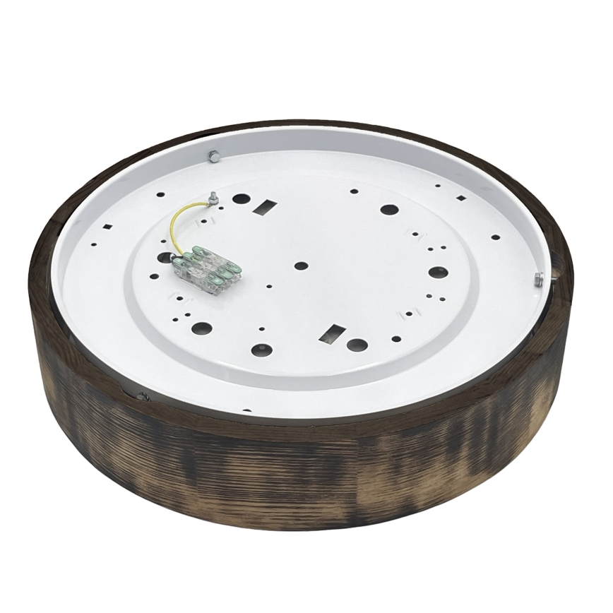 Brilagi - Deckenleuchte CARVALHO SMOKEY 2xE27/60W/230V Eiche Ø 37,5 cm