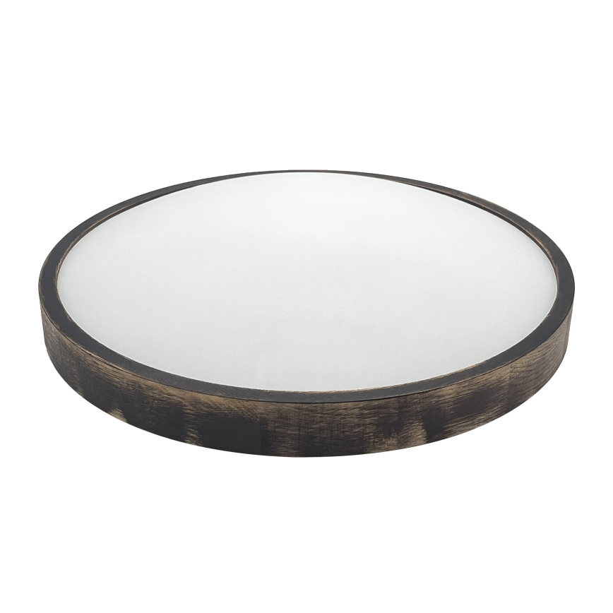 Brilagi - Deckenleuchte CARVALHO SMOKEY 3xE27/60W/230V Eiche, Ø 47,5 cm