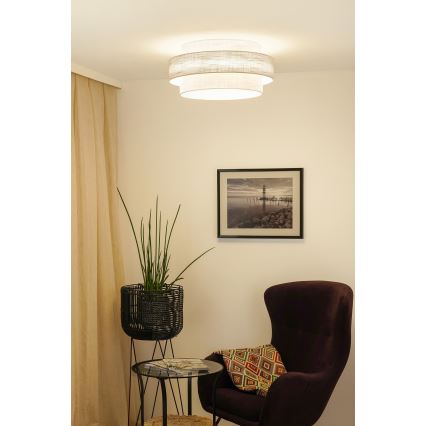 Brilagi - Deckenleuchte DOVER SPACE LED/12W/230V Ø 50 cm 3000K/4000K/6400K grau/creme