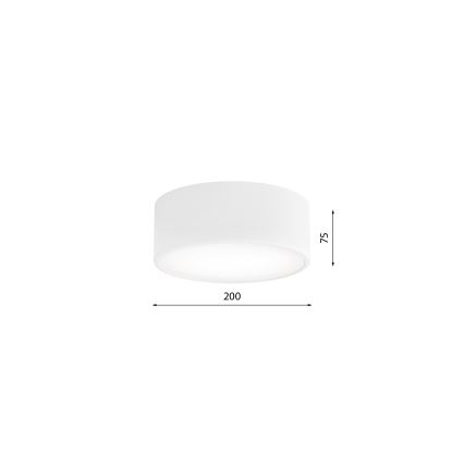 Brilagi - Deckenleuchte mit Sensor CLARE 1x E27/40 W/230 V, Ø 20 cm, weiß