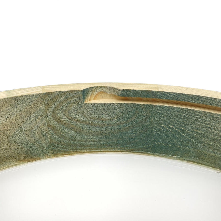 Brilagi - Deckenleuchte PINO 1xE27/15W/230V Kiefer/Grün Ø 27,5 cm