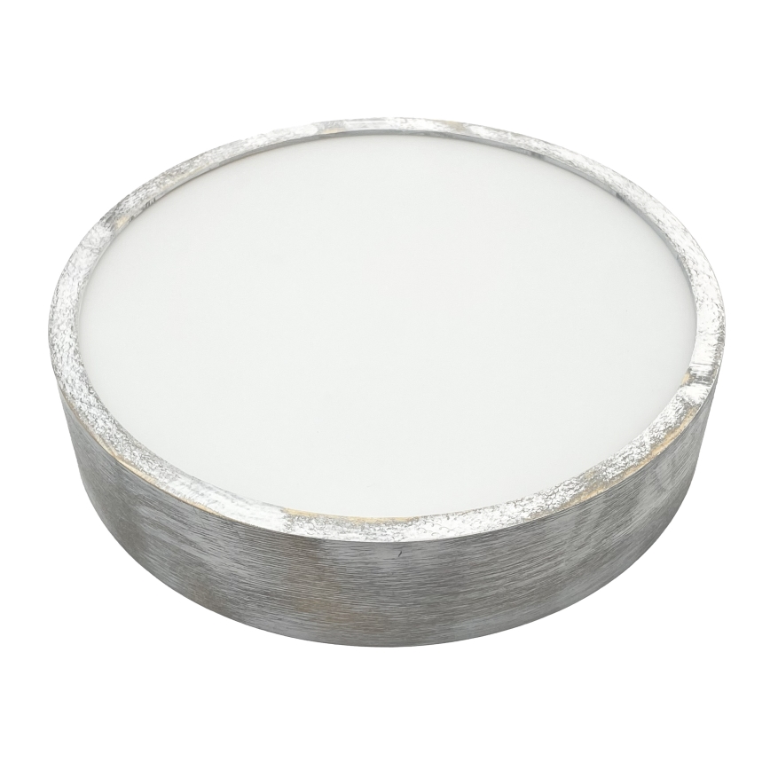 Brilagi - Deckenleuchte PINO 2xE27/15W/230V Kiefer/Silber Ø 37,5 cm