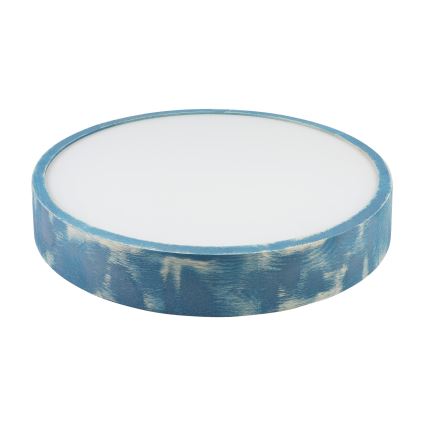 Brilagi - Deckenleuchte PINO 3xE27/15W/230V Kiefer/Blau Ø 47,5 cm