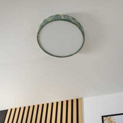 Brilagi - Deckenleuchte PINO 3xE27/15W/230V Kiefer/Grün Ø 47,5 cm