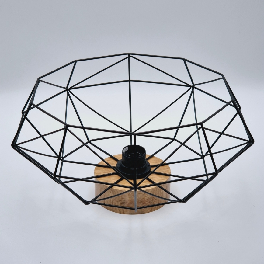 Brilagi - Deckenleuchte WOODY BASKET 1xE27/60W/230V Ø 40 cm Eiche/Nussbaum